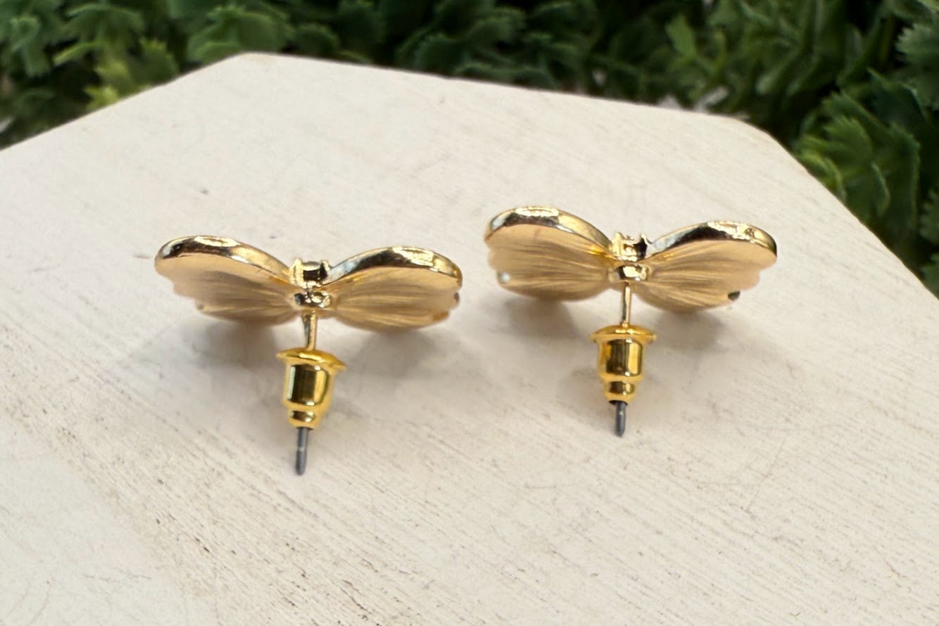 Adorable Stars And Stripes Bow Earrings