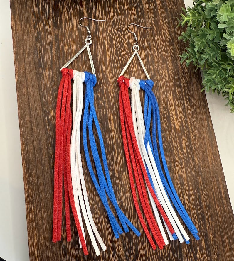 Red, White, and Blue Show Stopper Earrings