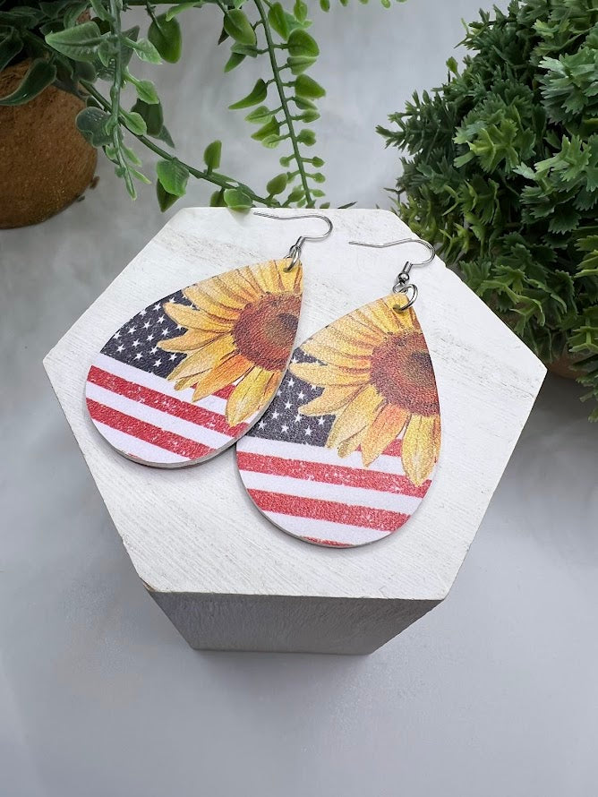 Fourth Of July Fun Earrings, 8 Varieties