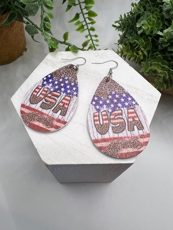 Fourth Of July Fun Earrings, 8 Varieties