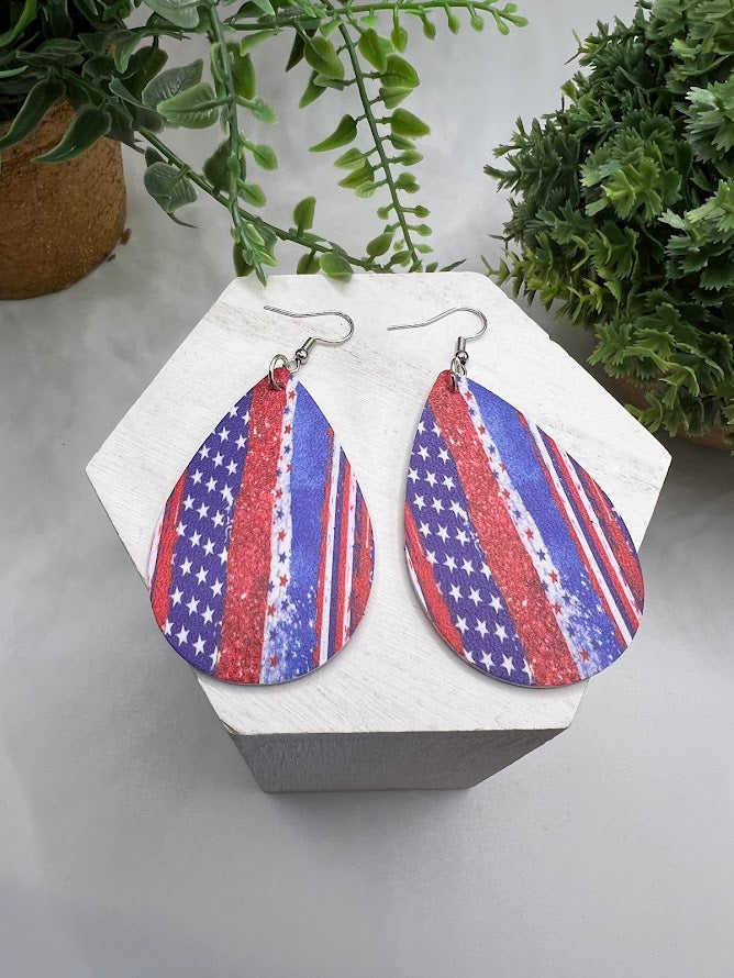 Fourth Of July Fun Earrings, 8 Varieties