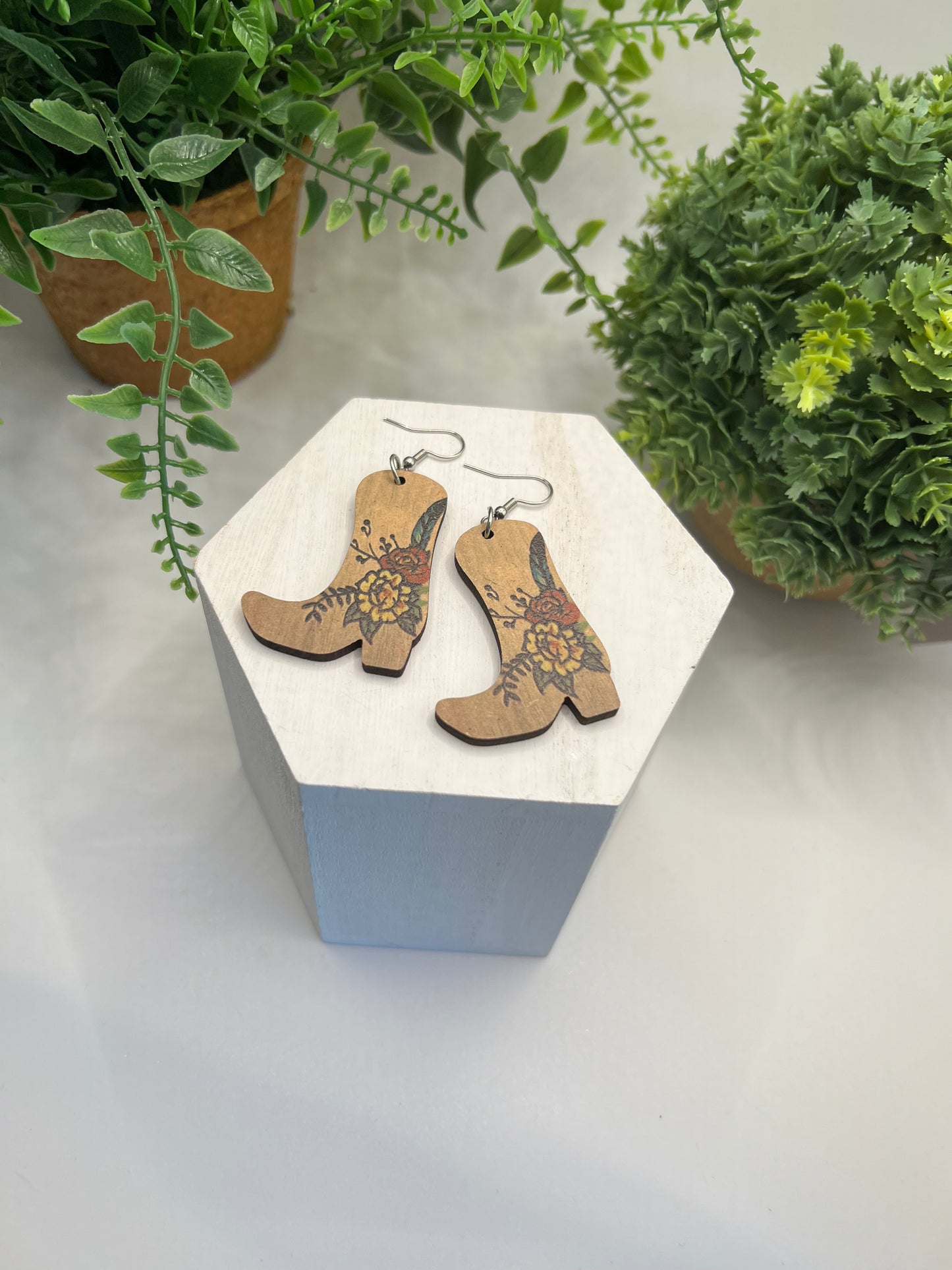 Cute Cowgirl Boot Earrings