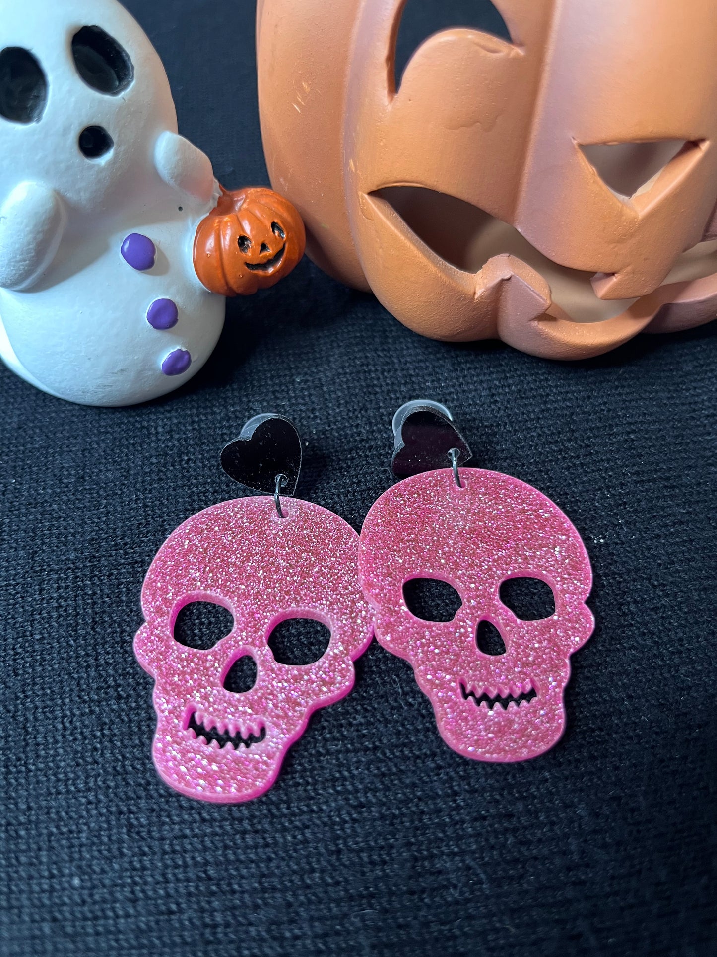 Spooky Glitter Skeleton