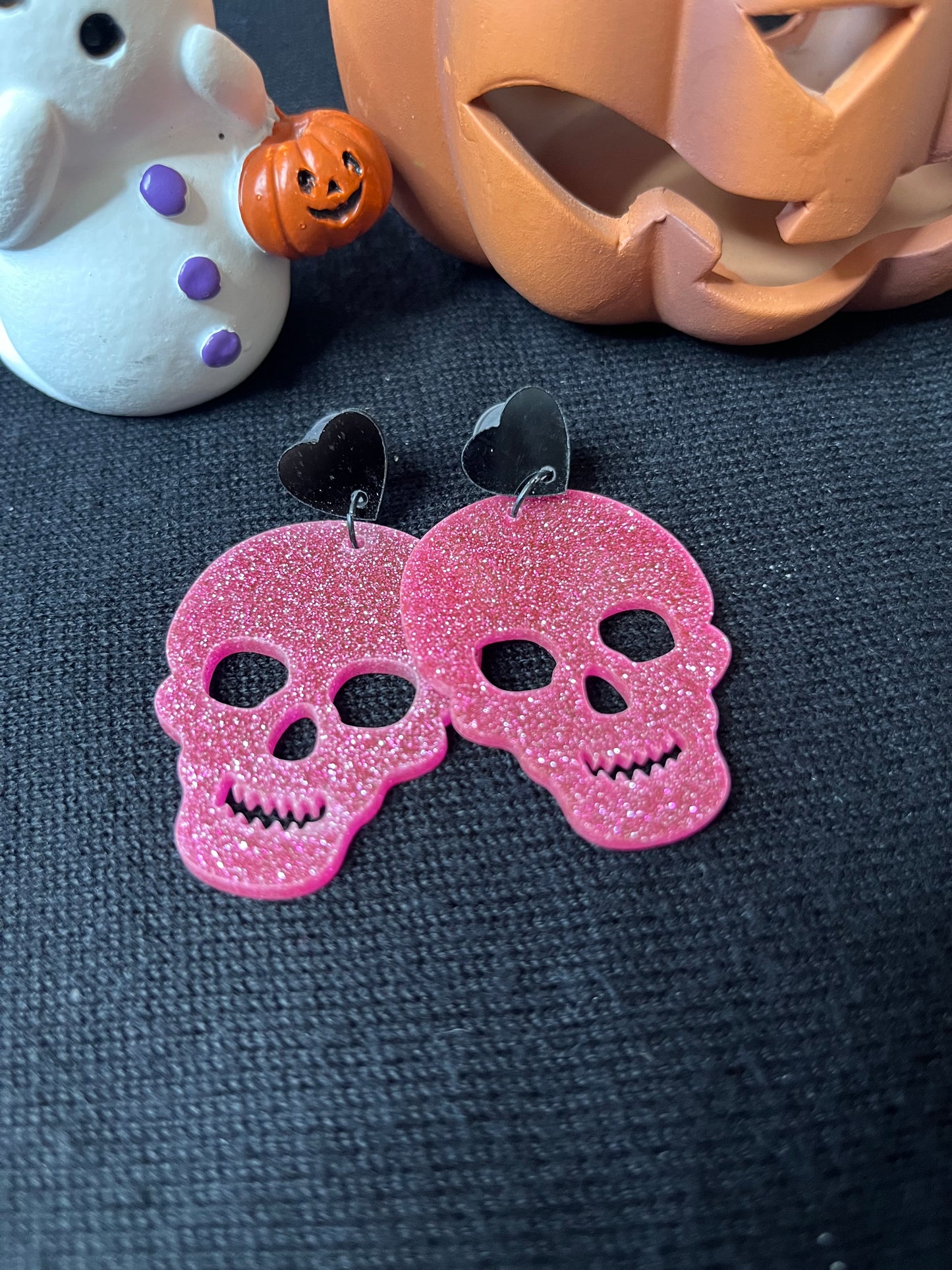 Spooky Glitter Skeleton