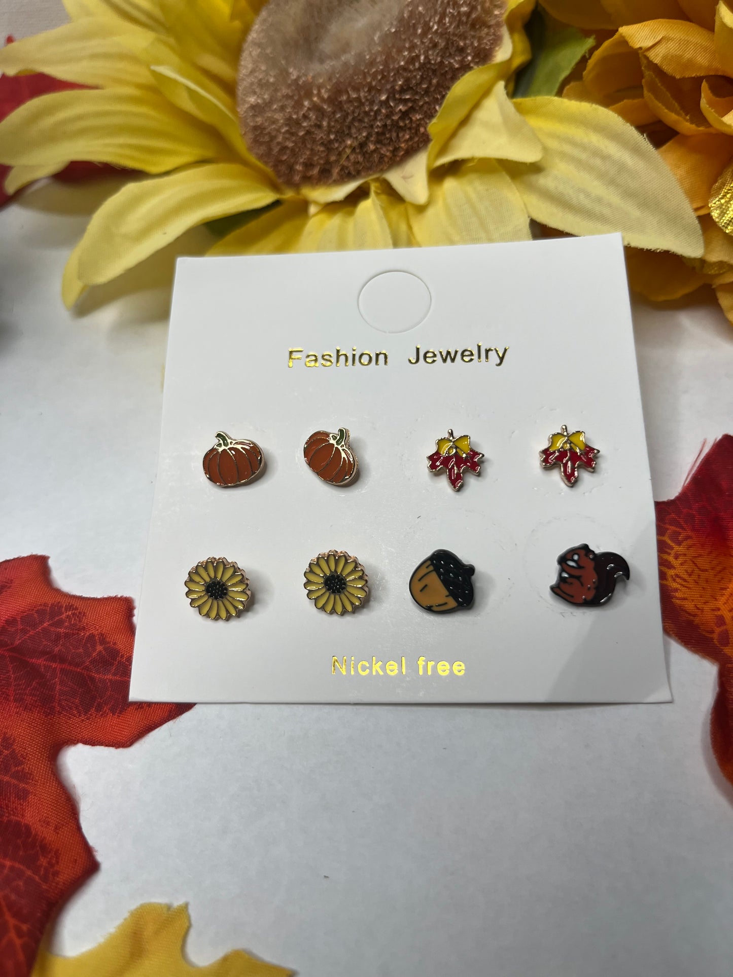 Simple Fall Earring Set