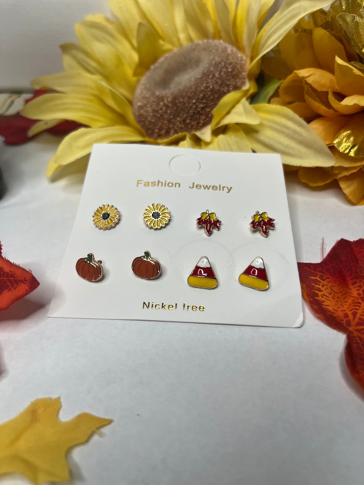 Simple Fall Earring Set