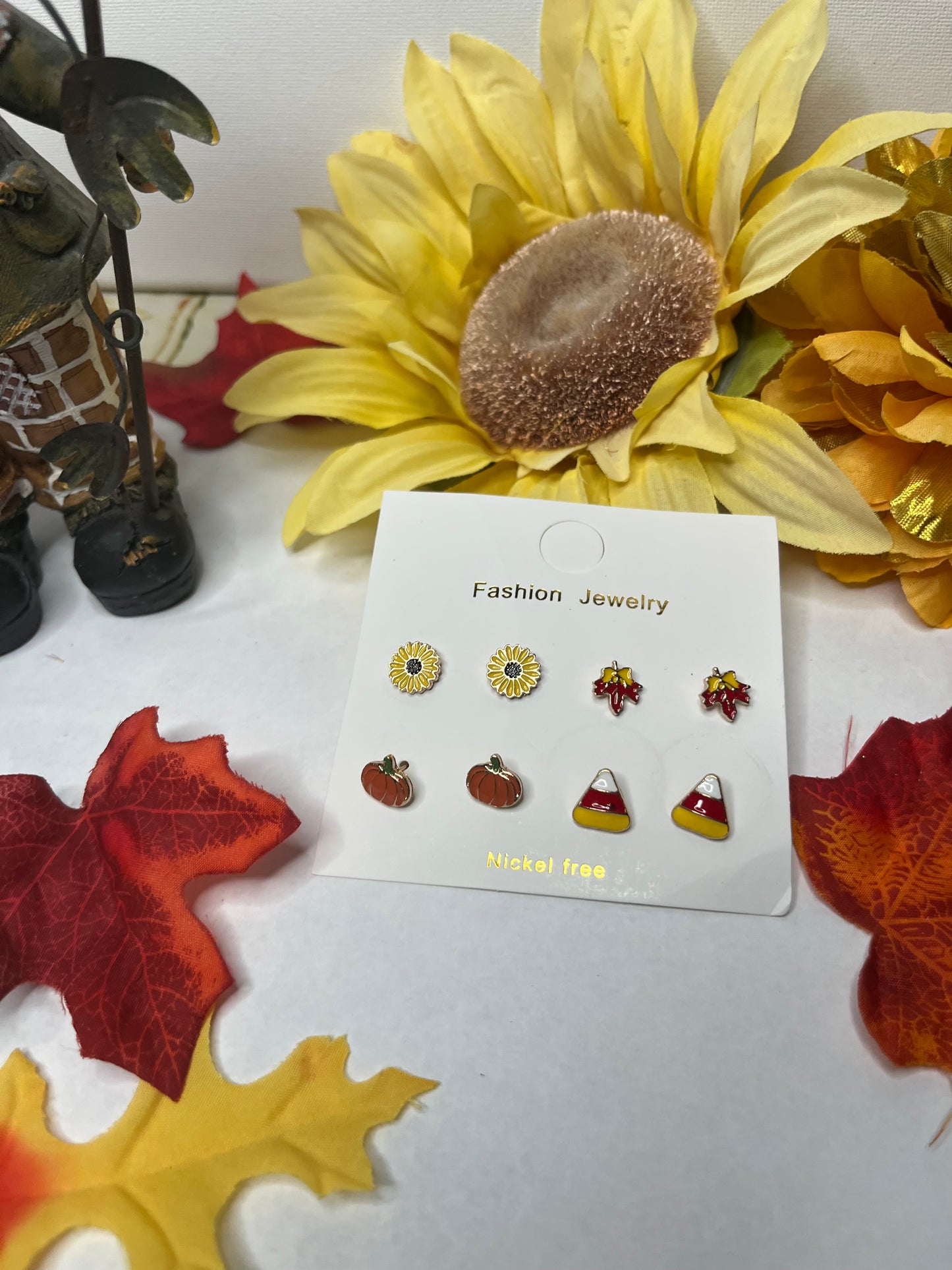 Simple Fall Earring Set