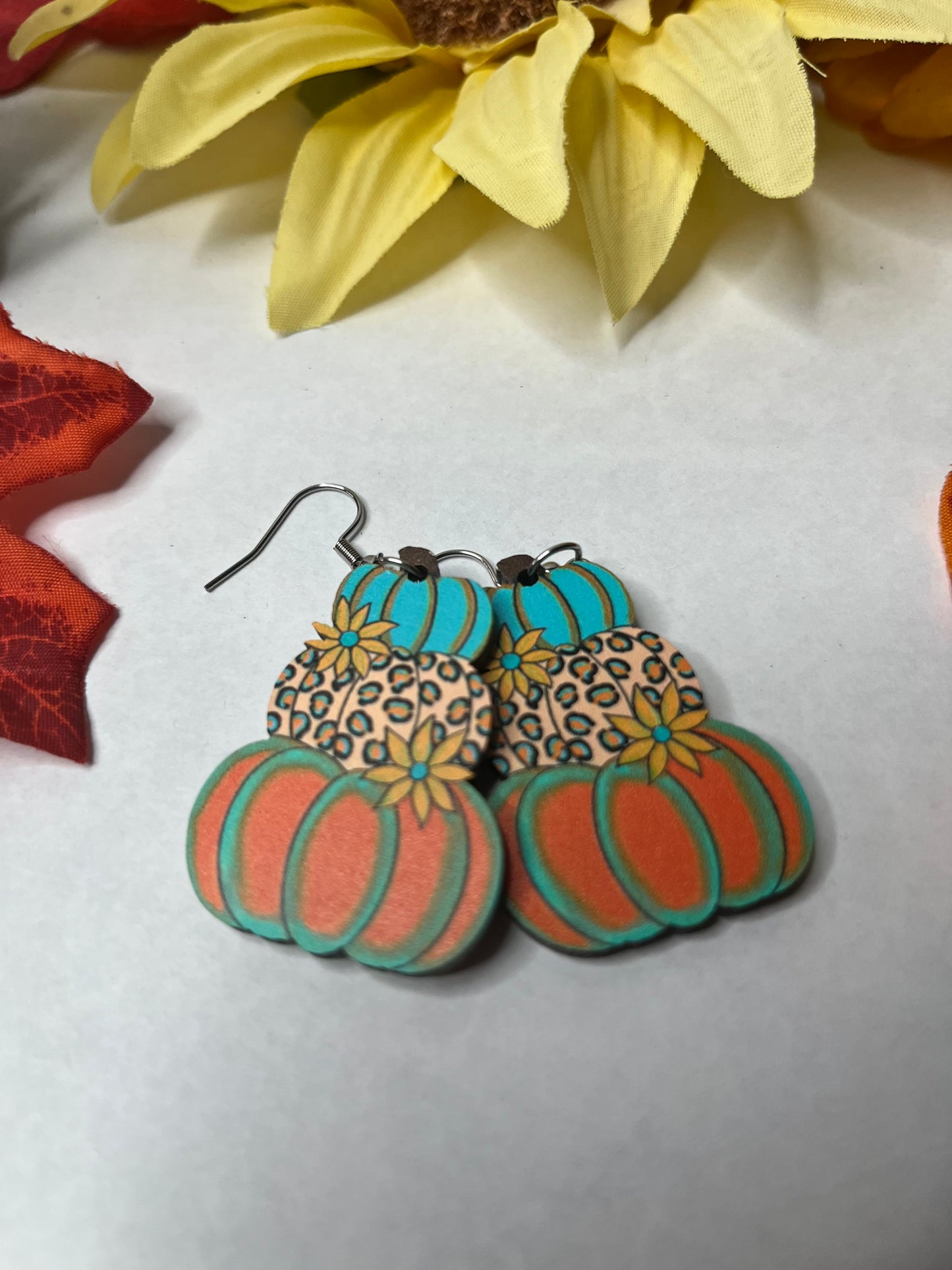 Flowery Leopard Pumpkins