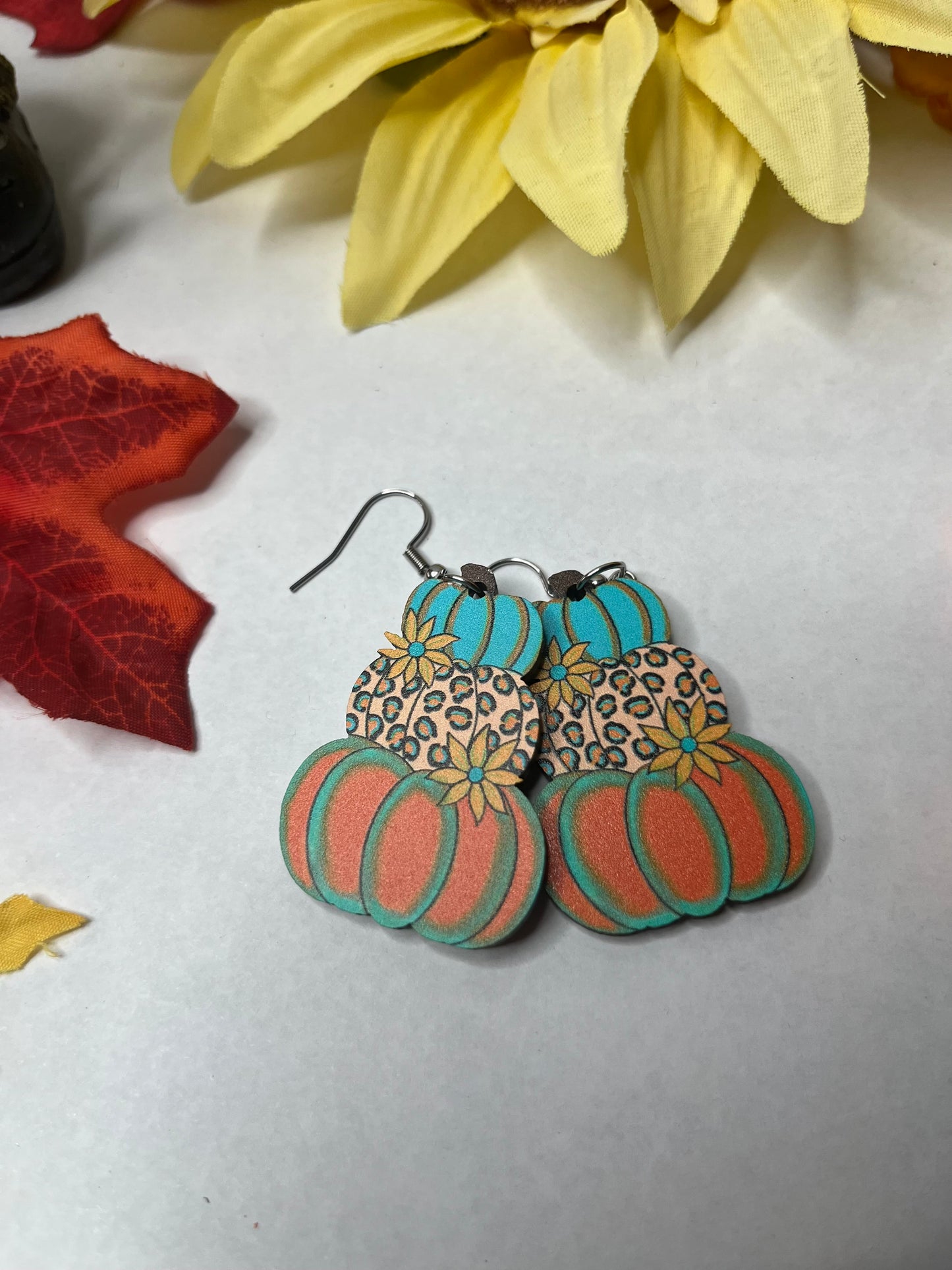Flowery Leopard Pumpkins