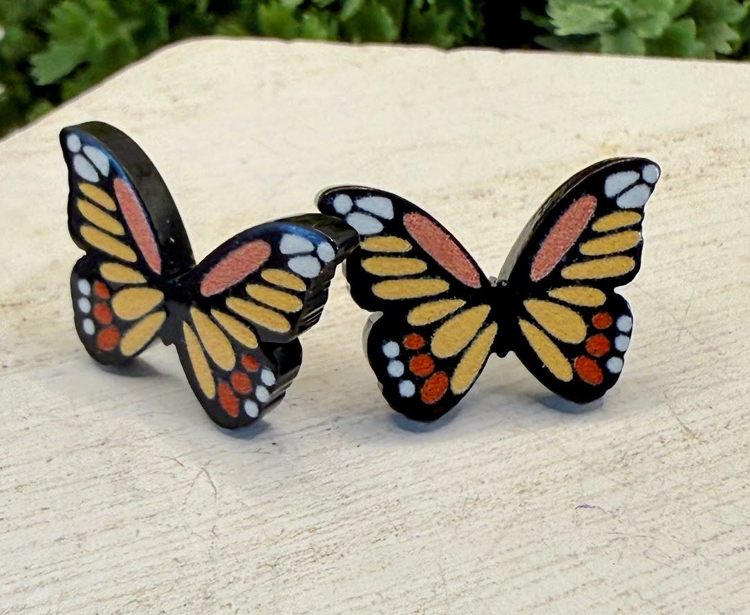 Adorable Summer Bee, Butterfly, And Lady Bug Earrings