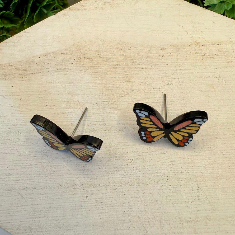 Adorable Summer Bee, Butterfly, And Lady Bug Earrings