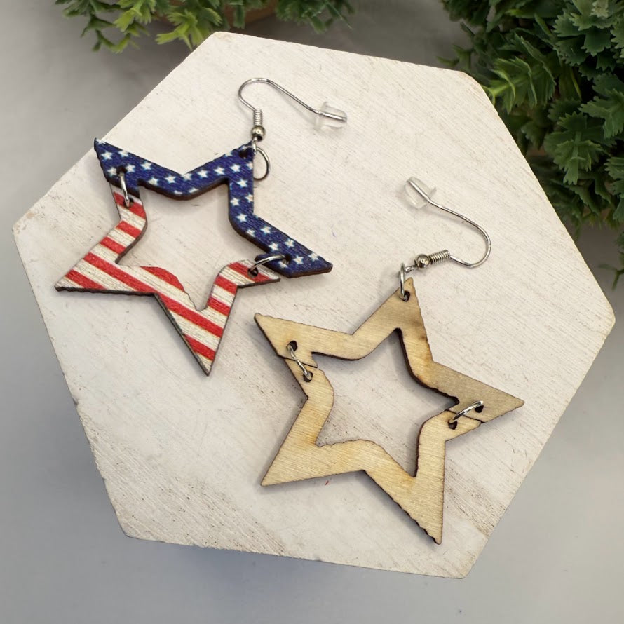 Spirited Stars USA Earrings