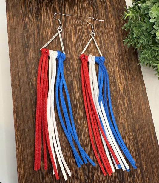 Red, White, and Blue Show Stopper Earrings