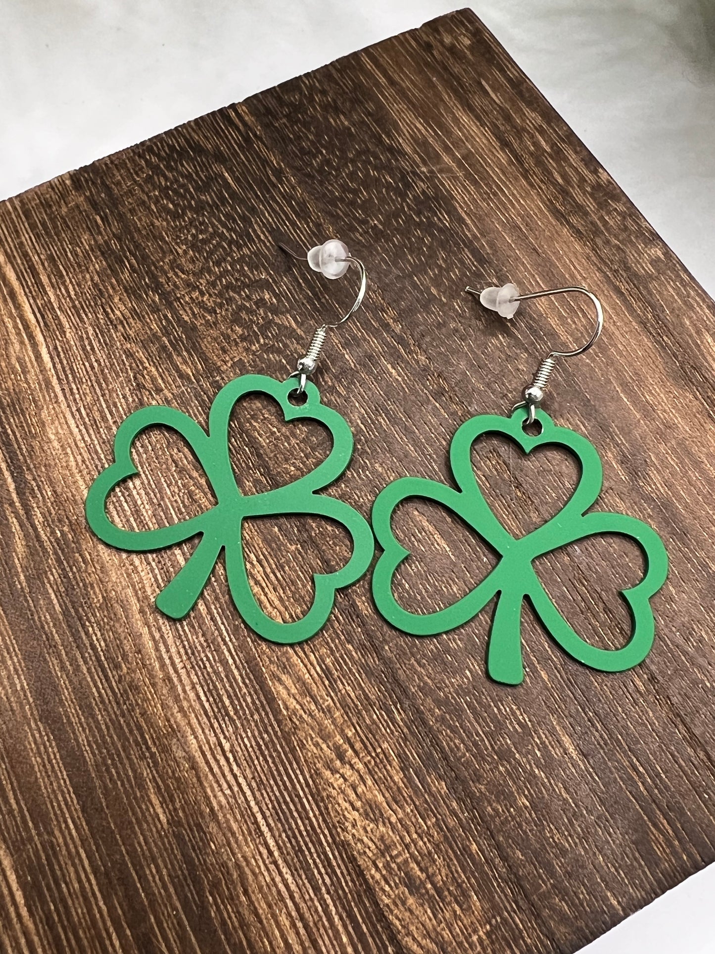 St. Patrick’s Day Lightweight Shamrock Earrings