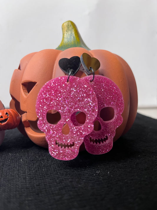 Spooky Glitter Skeleton