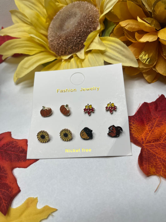 Simple Fall Earring Set