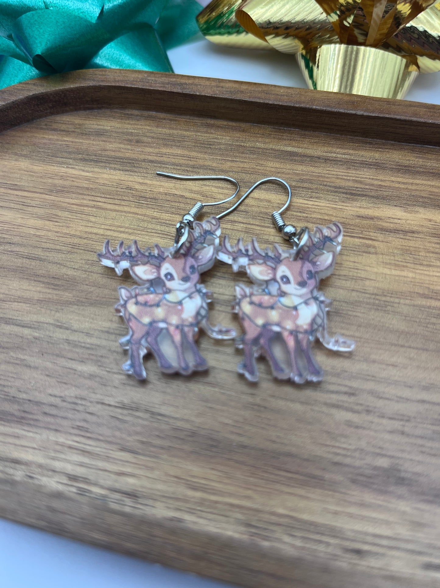Cute Christmas Light Deer
