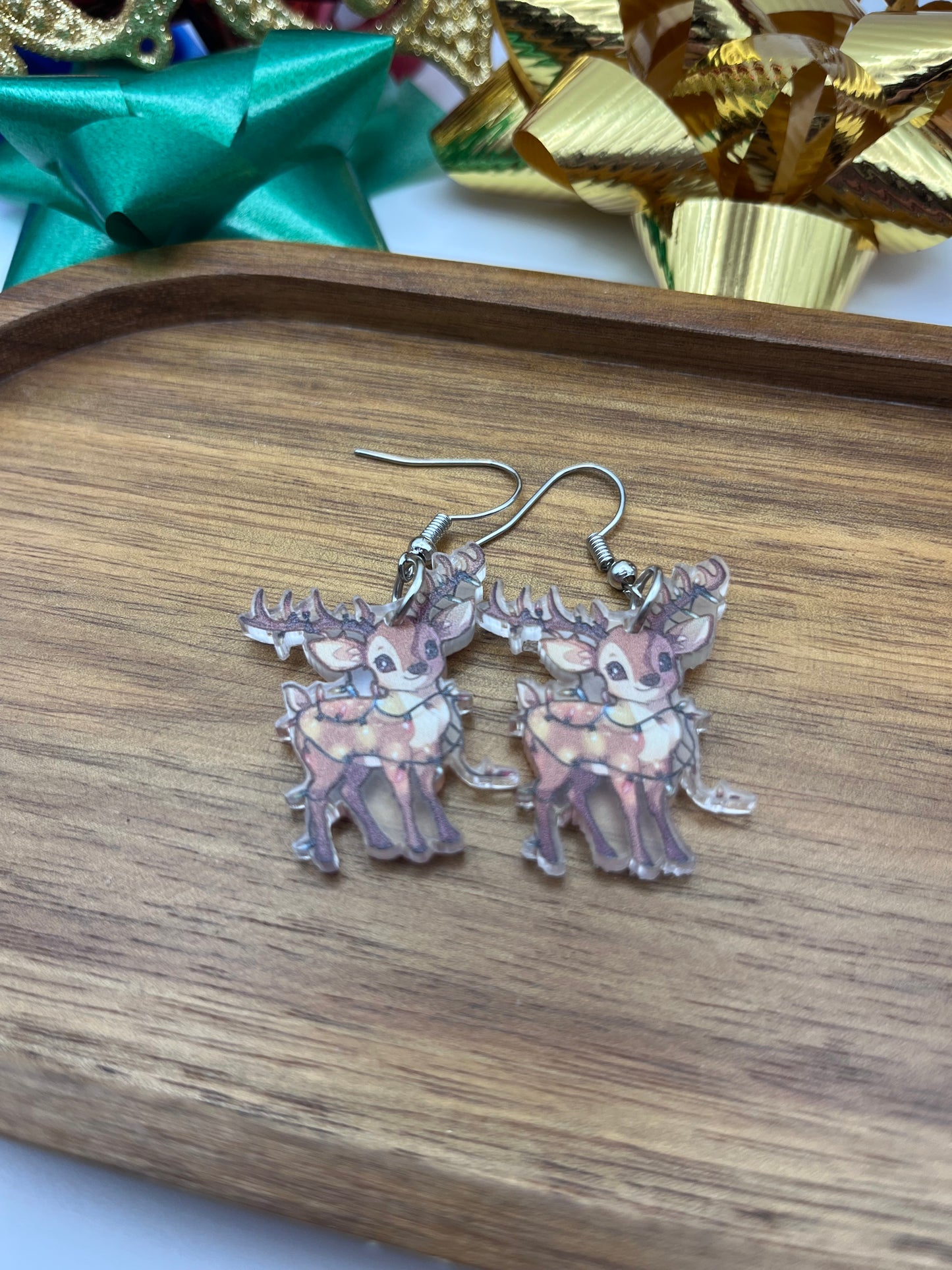 Cute Christmas Light Deer