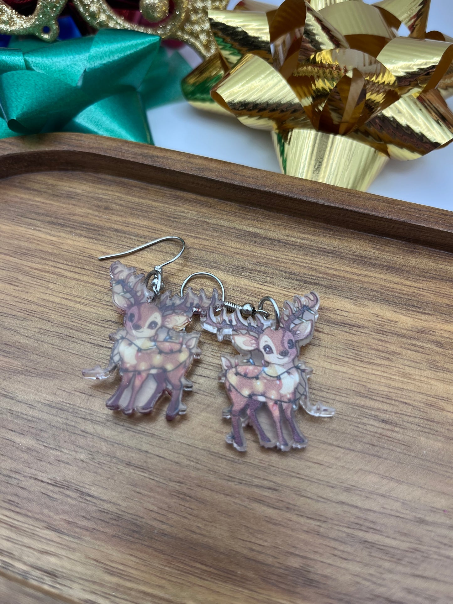 Cute Christmas Light Deer
