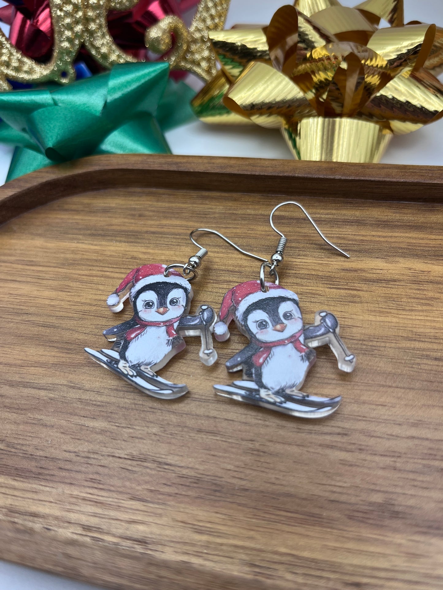 Adorable Skiing Penguin