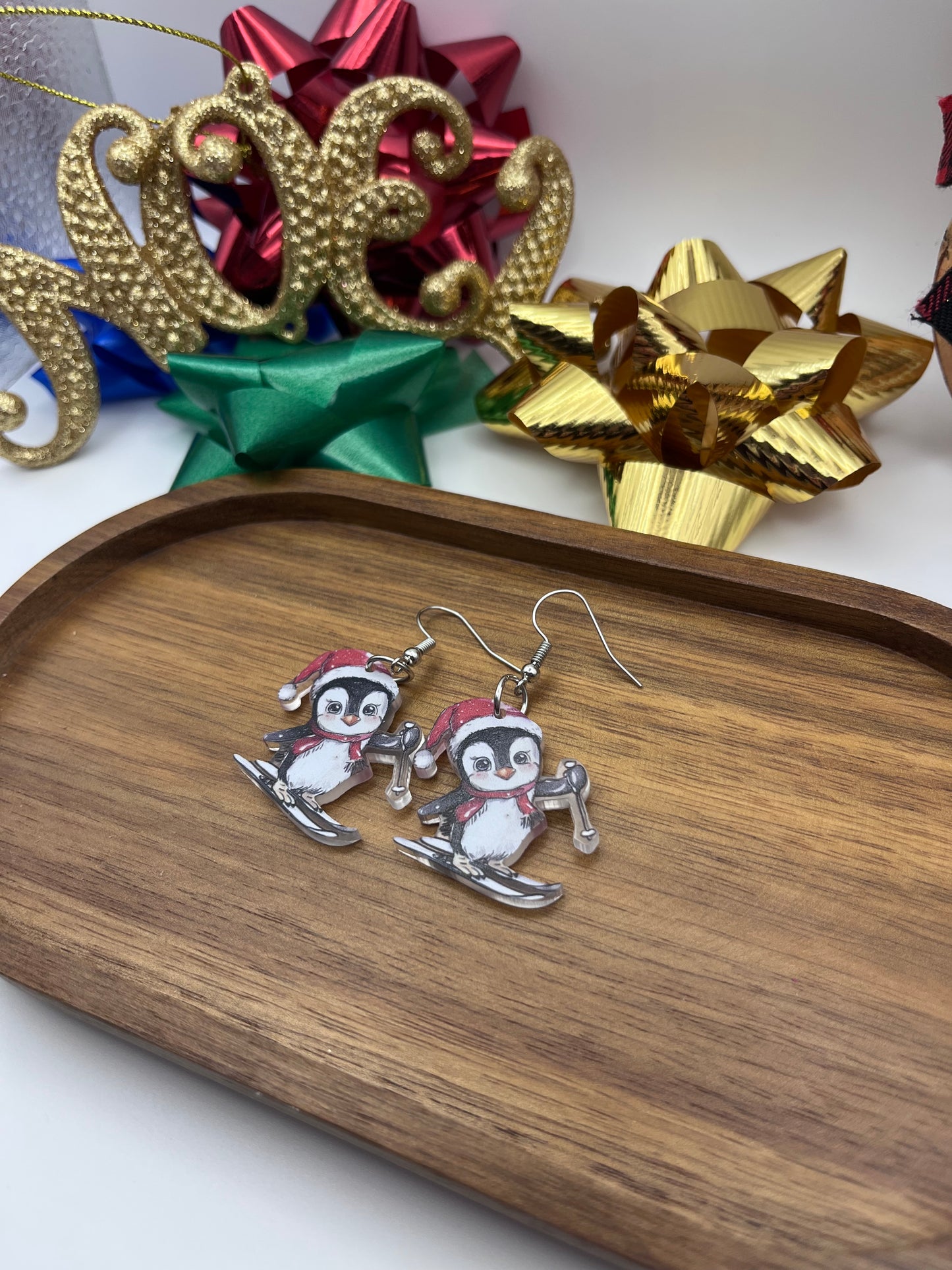 Adorable Skiing Penguin