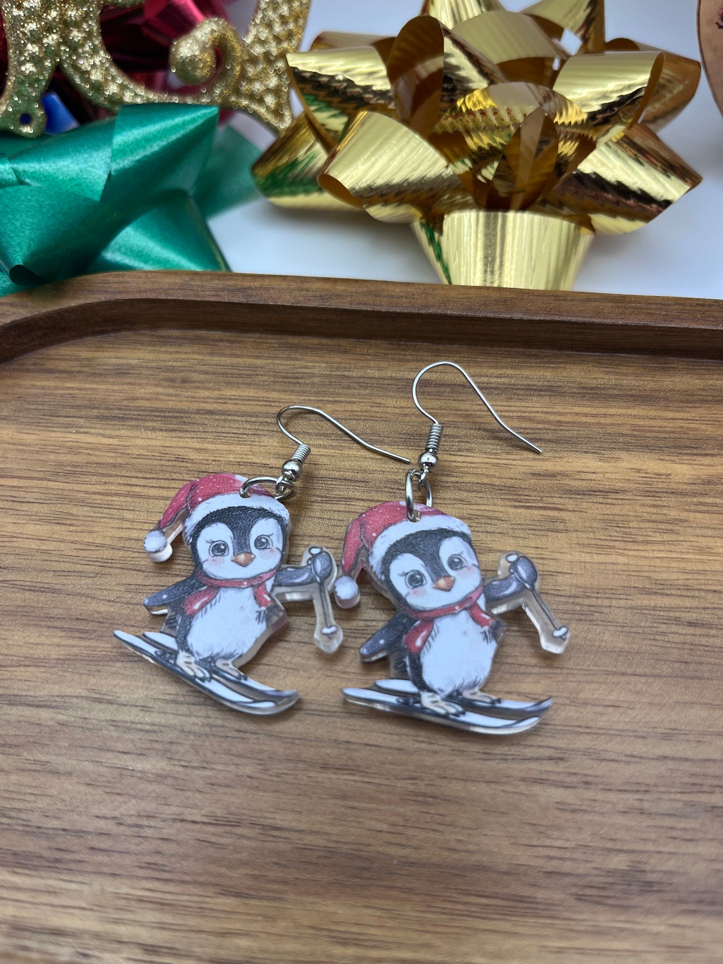 Adorable Skiing Penguin