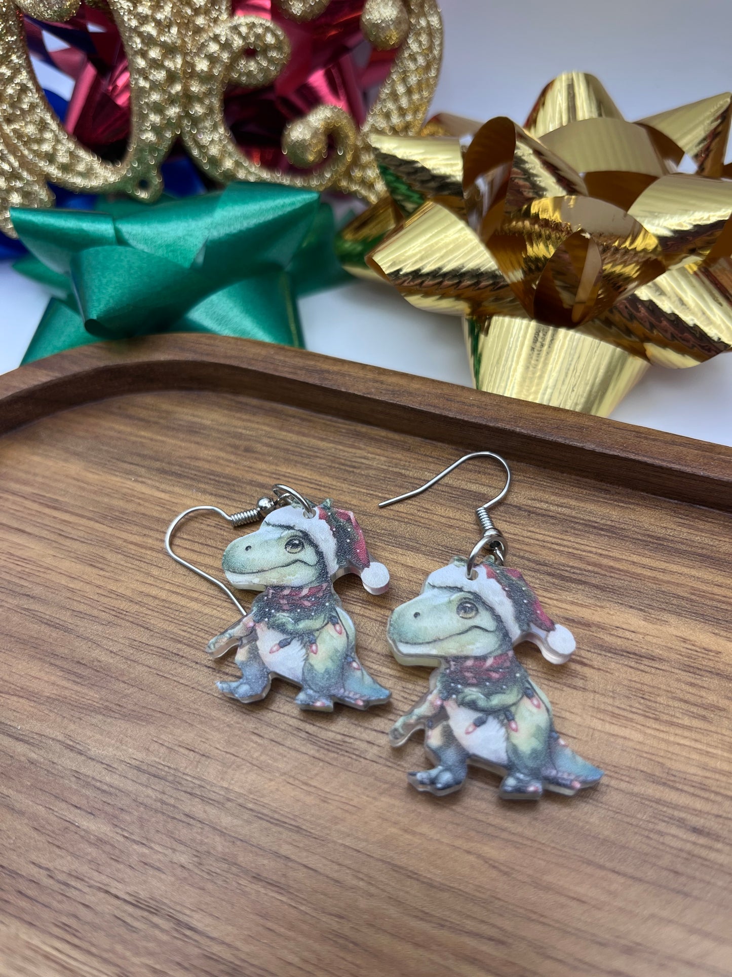 Silly Christmas Dinosaur