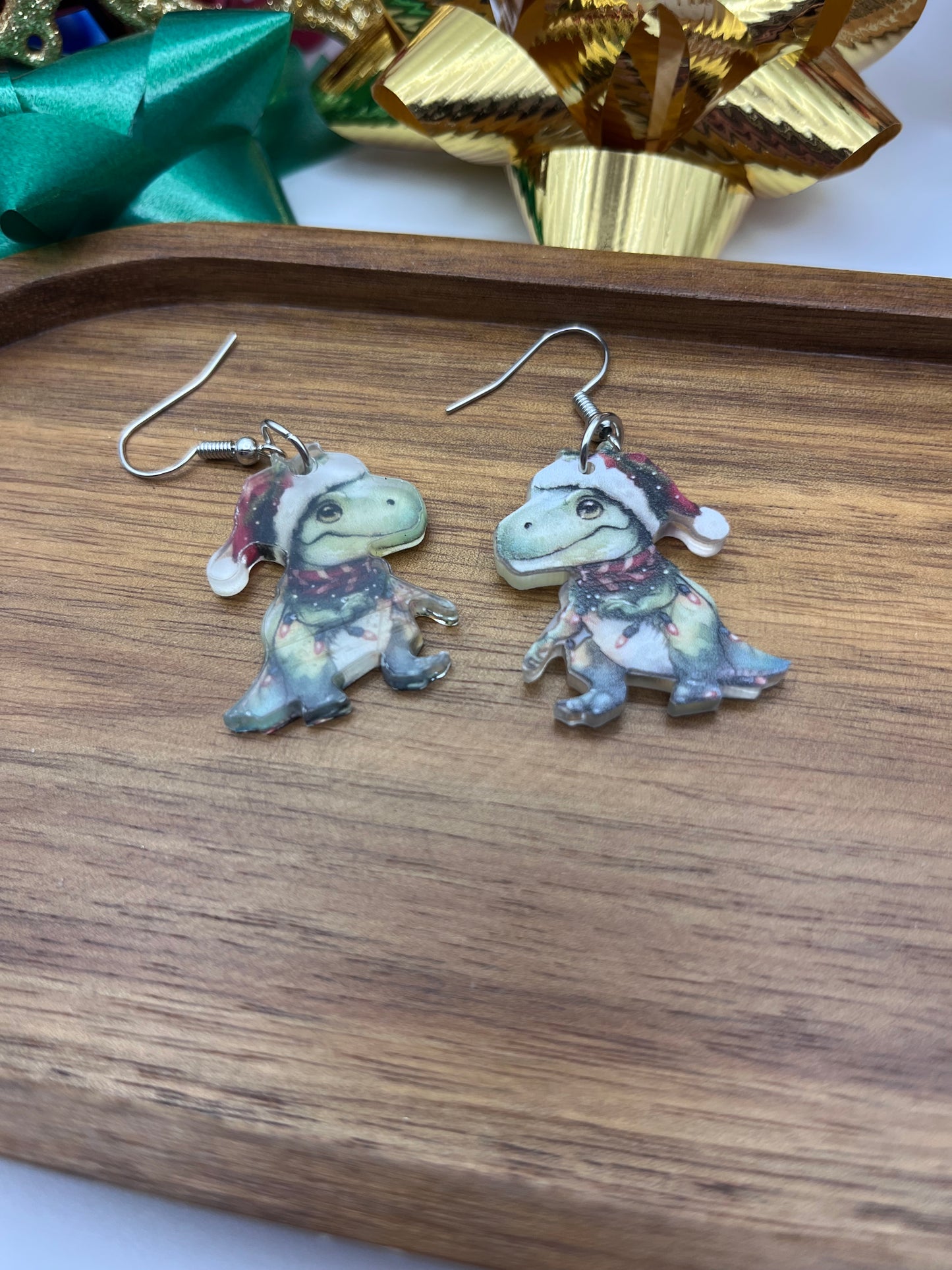 Silly Christmas Dinosaur