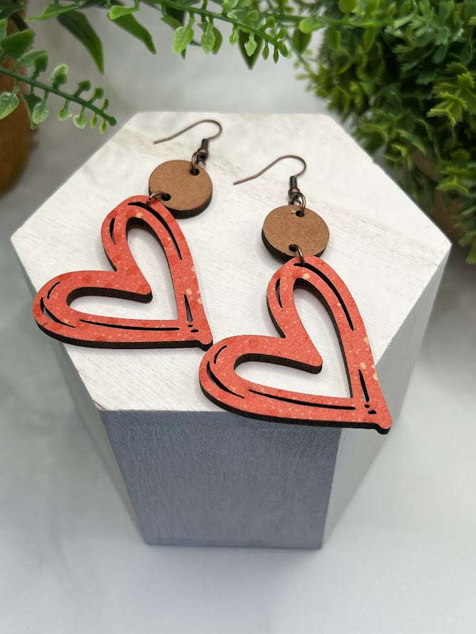 Arrive In Style With These Heart Valentine Earrings