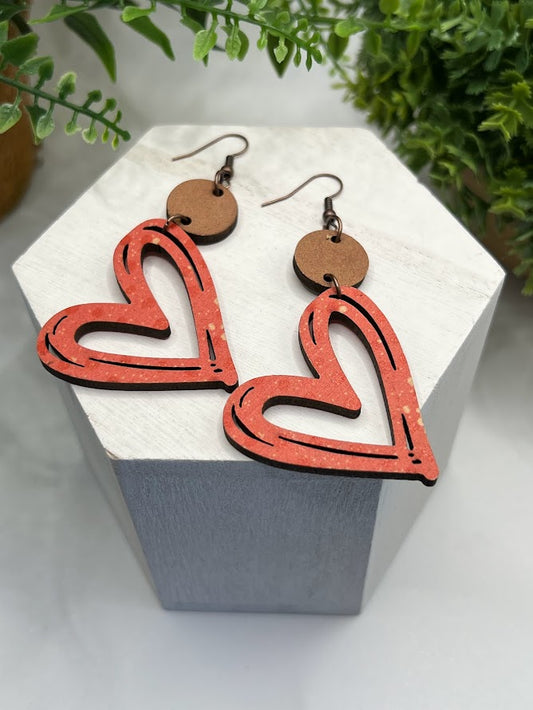 Arrive In Style With These Heart Valentine Earrings