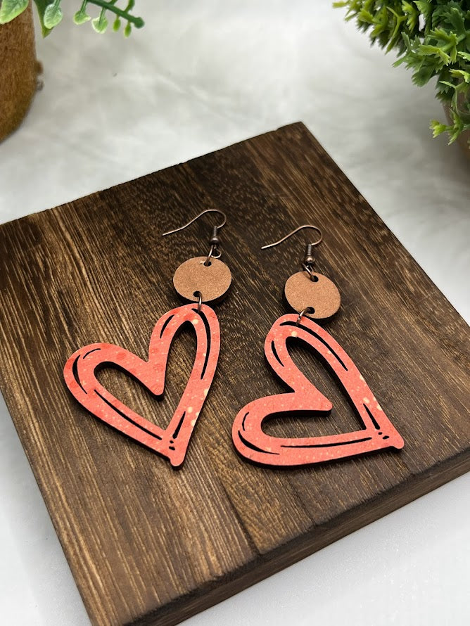 Arrive In Style With These Heart Valentine Earrings