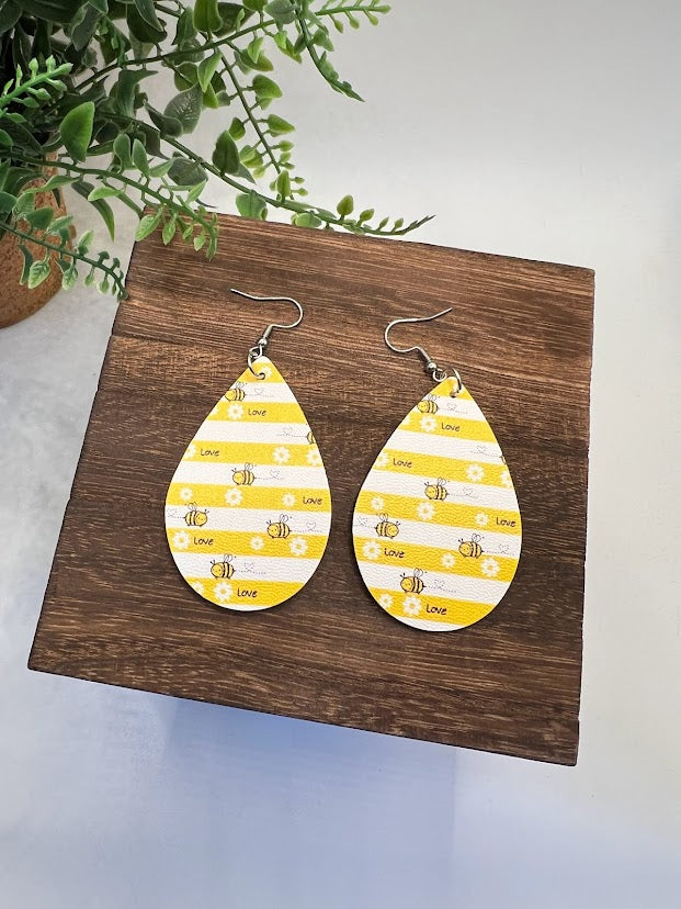 Darling Bumble Bee Earrings