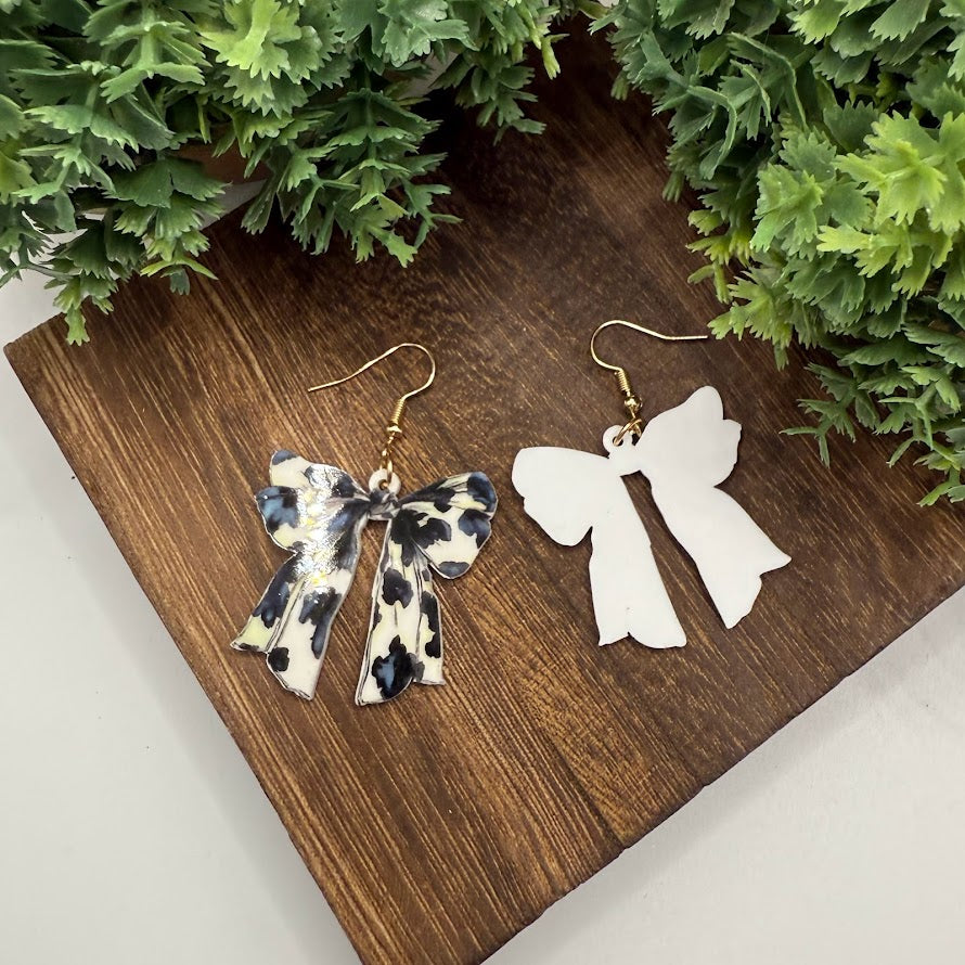 Adorable Bow Lightweight Earrings - 5 Variations