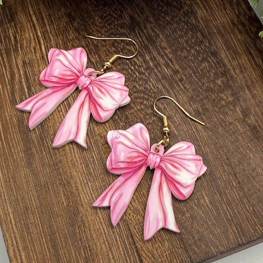 Adorable Bow Lightweight Earrings - 5 Variations