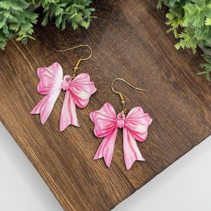 Adorable Bow Lightweight Earrings - 5 Variations