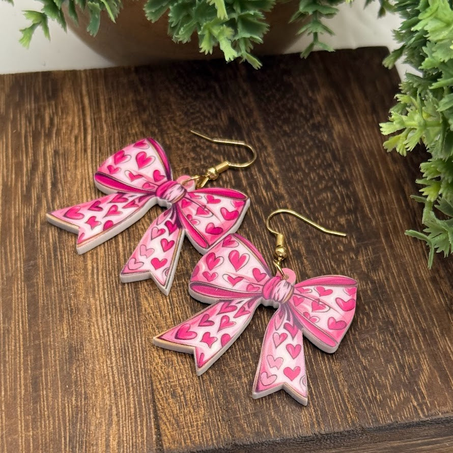 Adorable Bow Lightweight Earrings - 5 Variations