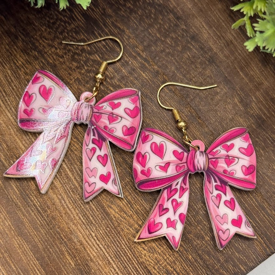 Adorable Bow Lightweight Earrings - 5 Variations