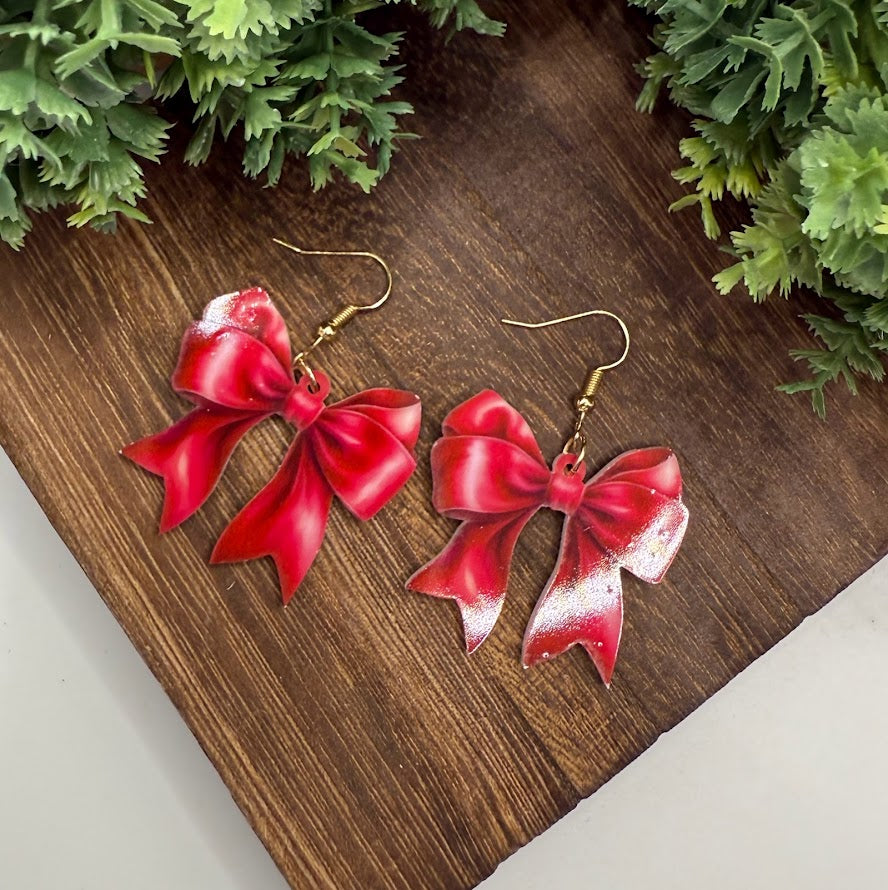 Adorable Bow Lightweight Earrings - 5 Variations