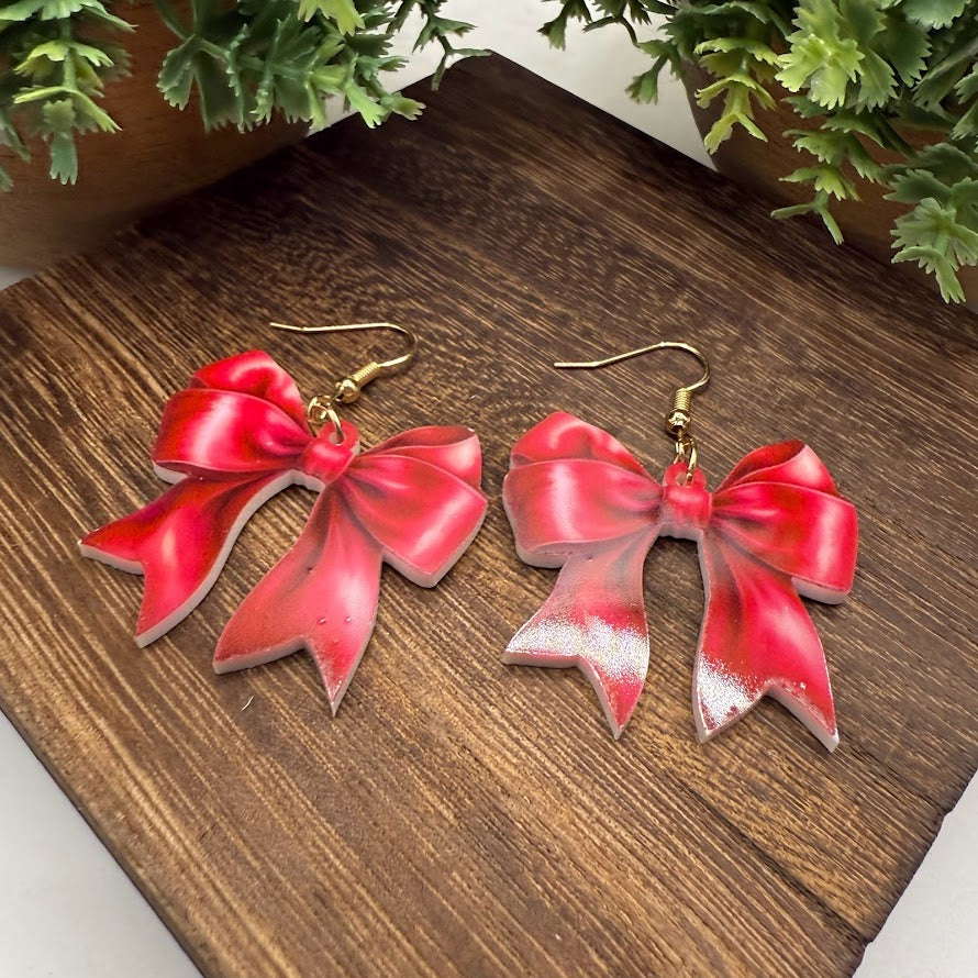 Adorable Bow Lightweight Earrings - 5 Variations