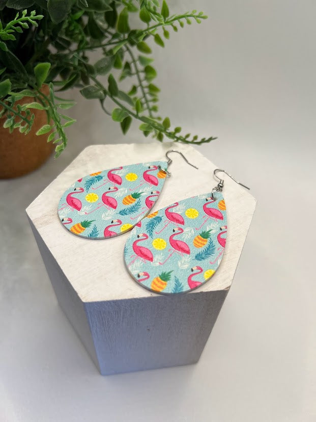 Flamingo Vacation Earrings