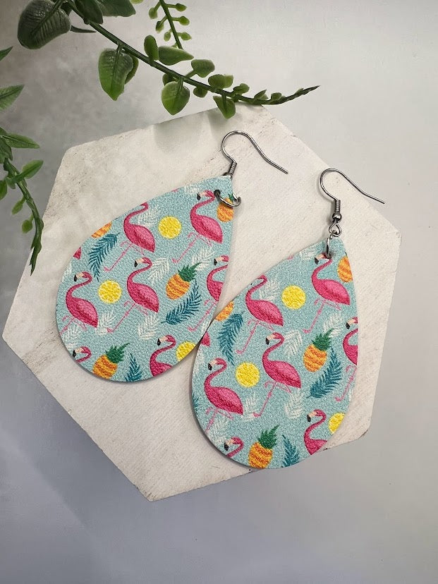 Flamingo Vacation Earrings