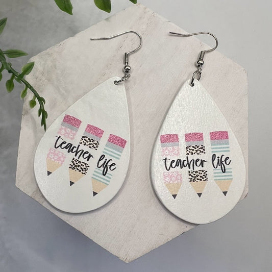 Teacher Life Earrings